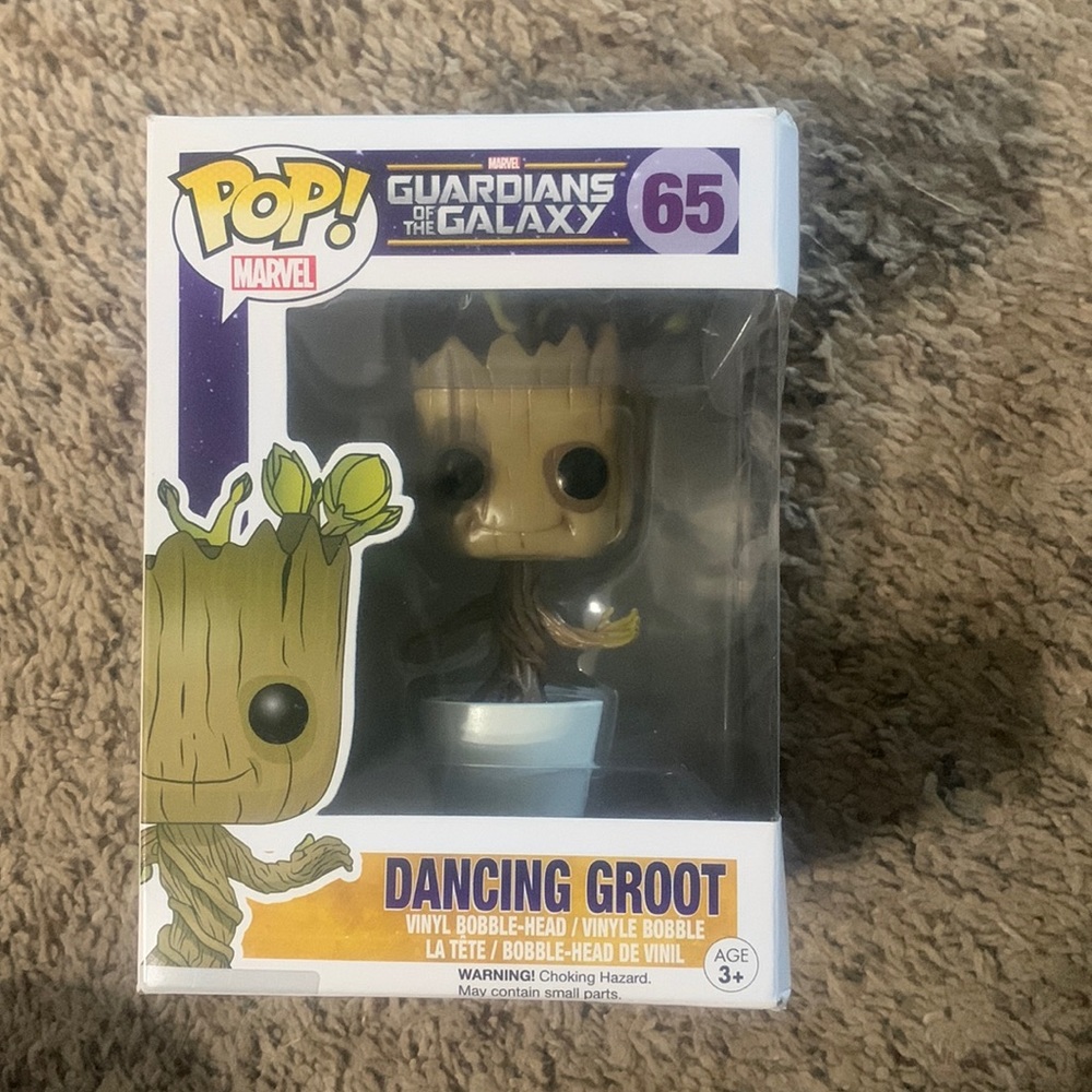 Dancing groot, NEW in box. Marvel POP guardians of the galaxy